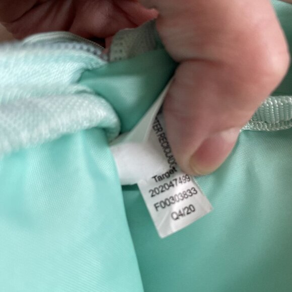 Pastel Tie-Dye Mini Backpack With Front Zipper Pocket & Adjustable Straps - Picture 10 of 10